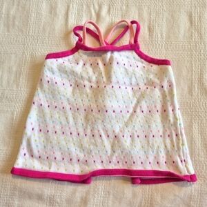 Gymboree girls size 12-18 months Candy Apple tank top cotton knit VVGUC